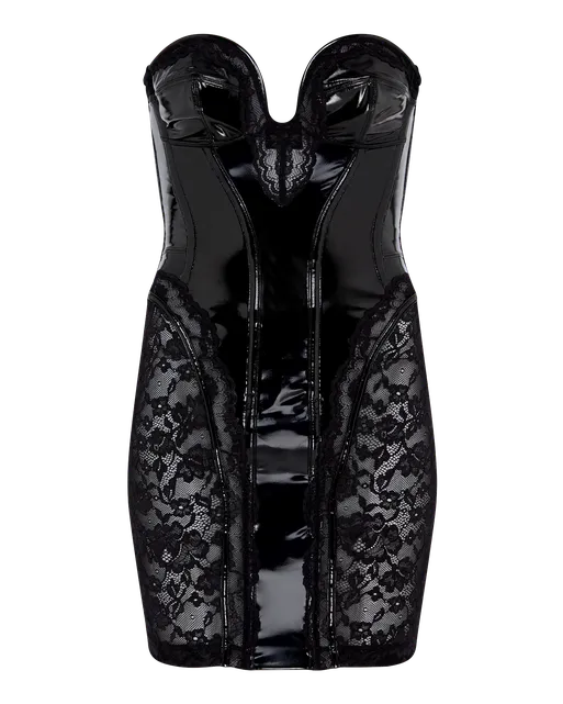 Tottie Corset Dress Black | Agent Provocateur