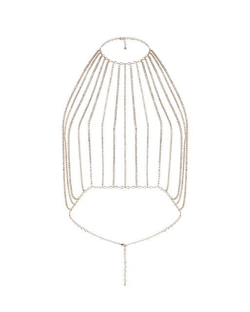 Vanitee Bra Gold/Crystal | Agent Provocateur