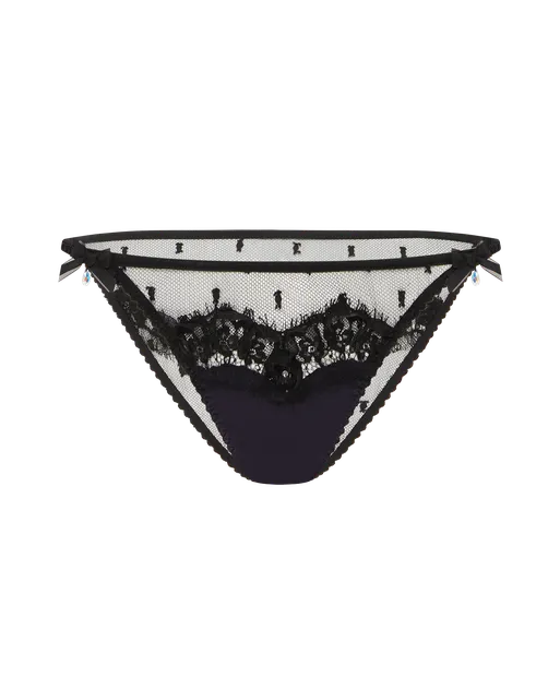 Veretie Full Brief  Black/Navy | Agent Provocateur