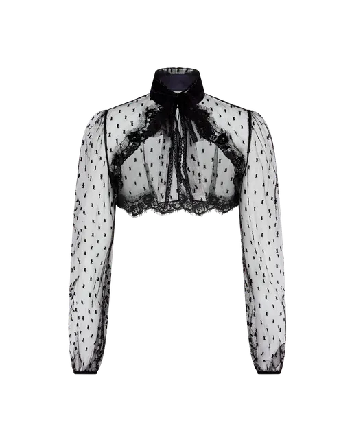 Veretie Cape Black/Navy | Agent Provocateur