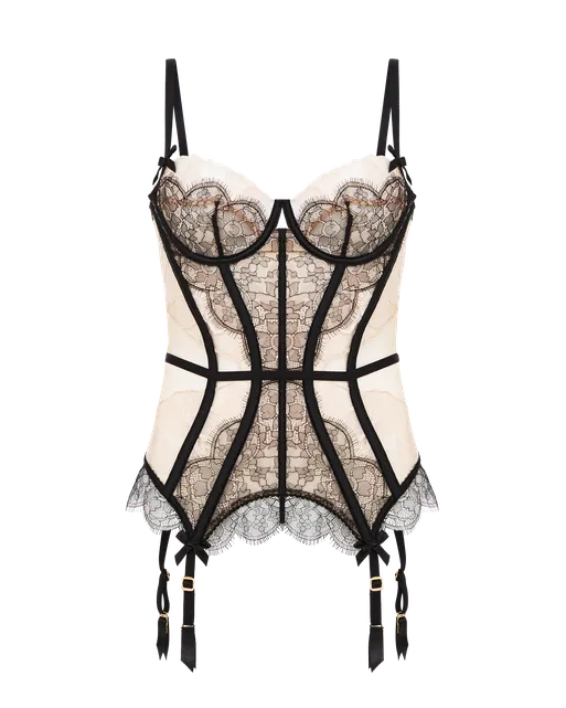 Vitoria Basque Black/Blush | Agent Provocateur