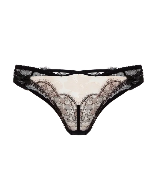 Vitoria Brazilian Brief Black/Blush | Agent Provocateur