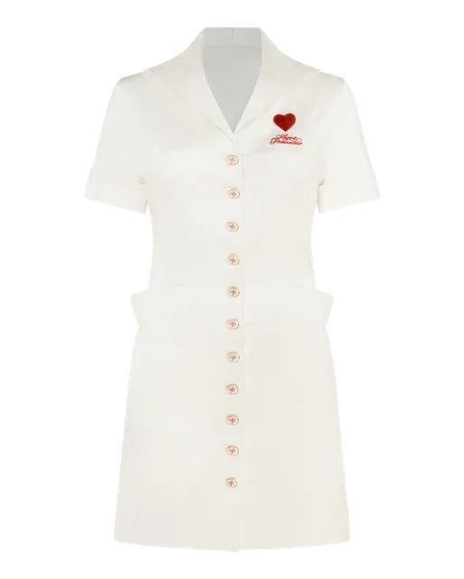 Naughty Nurse Midi Dress White | Agent Provocateur