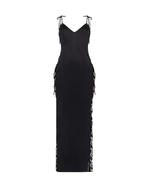 Babsie Long Slip Black | Agent Provocateur