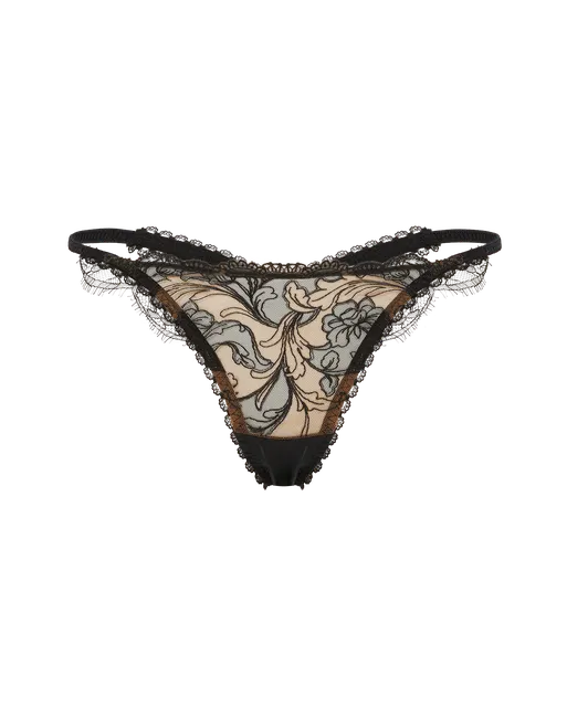 Cyndi Thong Black/Sand | Agent Provocateur
