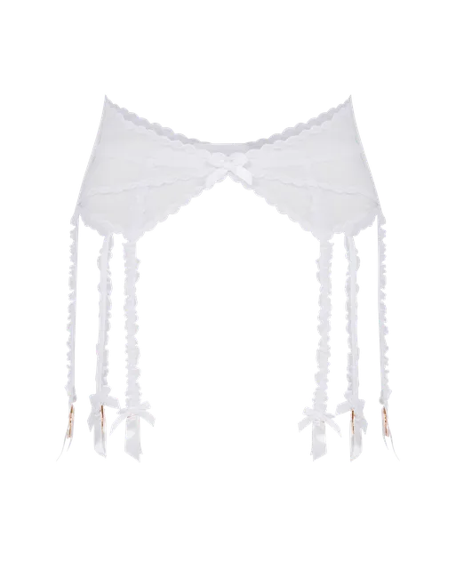 Lottina Suspender White | Agent Provocateur