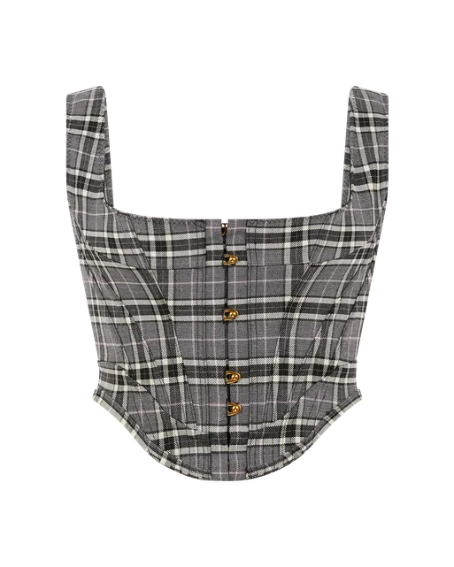 Margette Corset Tartan | Agent Provocateur