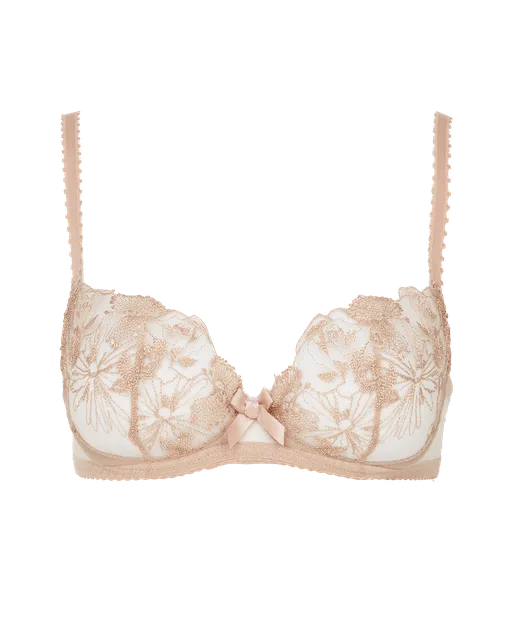 Jayce Plunge Underwired Bra Praline | Agent Provocateur