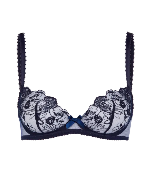 Jayce Plunge Underwired Bra Navy | Agent Provocateur
