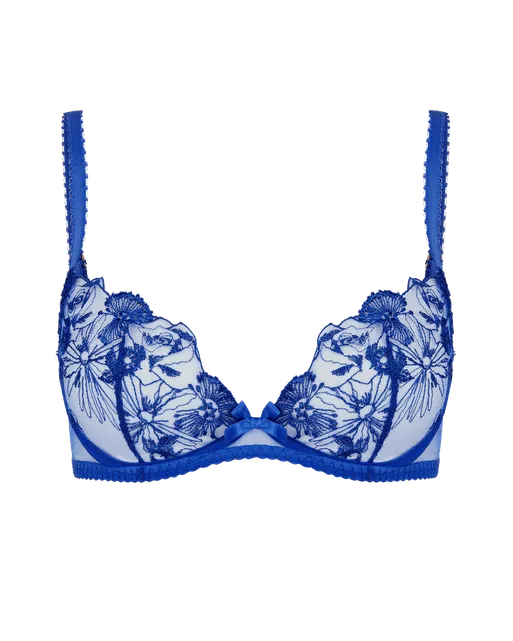 Jayce Plunge Underwired Bra Cobalt | Agent Provocateur