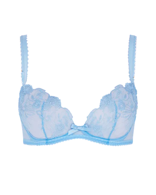 Jayce Plunge Underwired Bra Baby Blue | Agent Provocateur