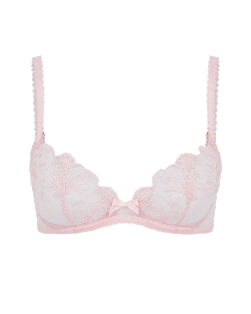 Jayce Plunge Underwired Bra Baby Pink | Agent Provocateur