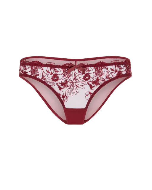 Jayce Full Brief Burgundy | Agent Provocateur
