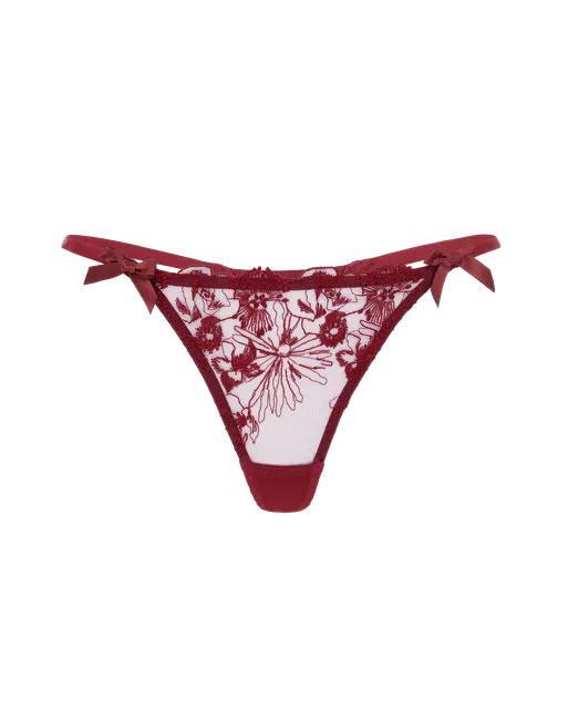 Jayce Thong Burgundy | Agent Provocateur