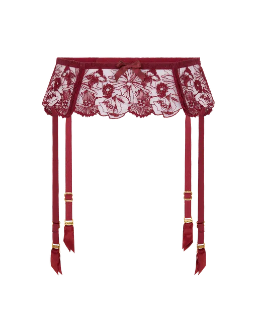 Jayce Suspender Burgundy | Agent Provocateur