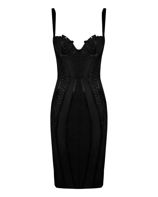 Peachy Dress Black | Agent Provocateur