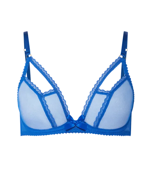 Fia Plunge Bra Cobalt | Agent Provocateur