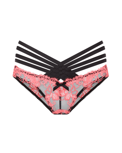 Dioni Full Brief Black/Neon Pink | Agent Provocateur