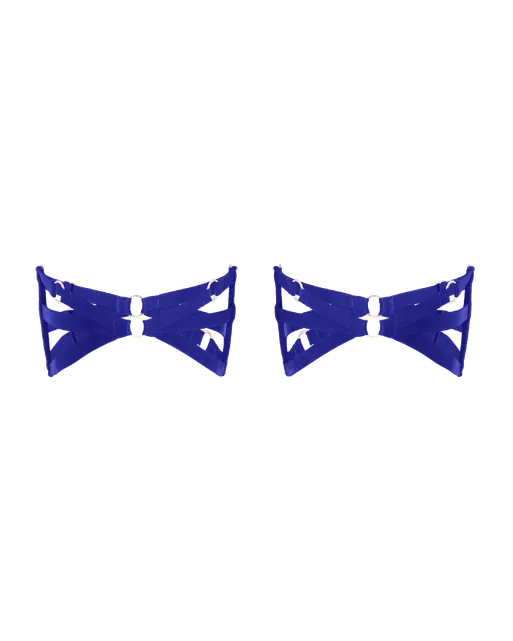 Dioni Garter Set Cobalt | Agent Provocateur