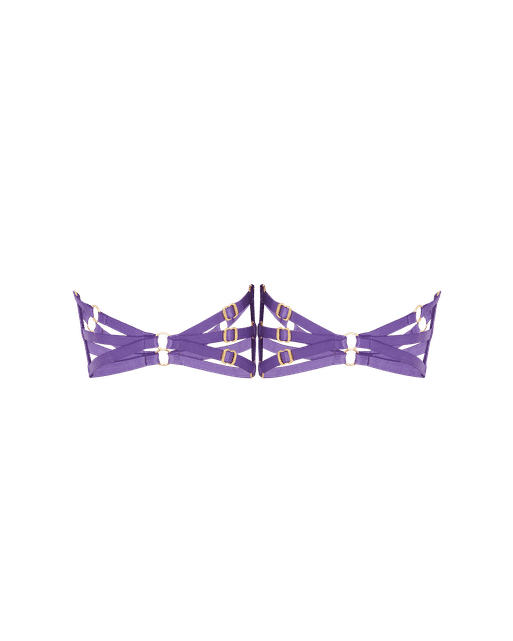 Dioni Garter Set Deep Purple | Agent Provocateur