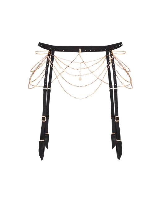 Jasmira Suspender  Black | Agent Provocateur