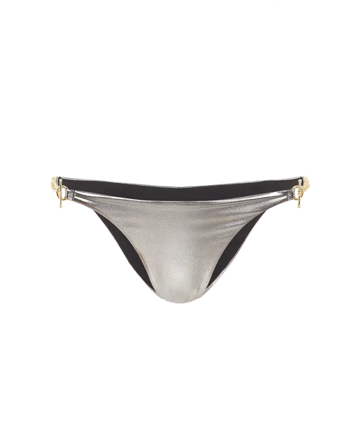 Antronella Bikini Bottom  Silver/Gold | Agent Provocateur
