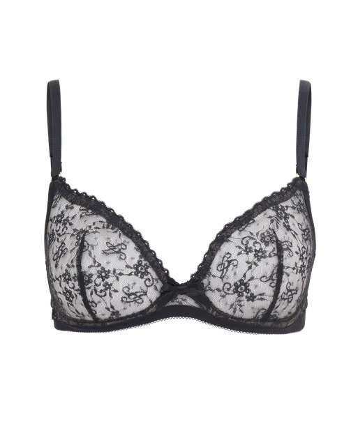 Malorey Full Cup Underwired Bra Black | Agent Provocateur