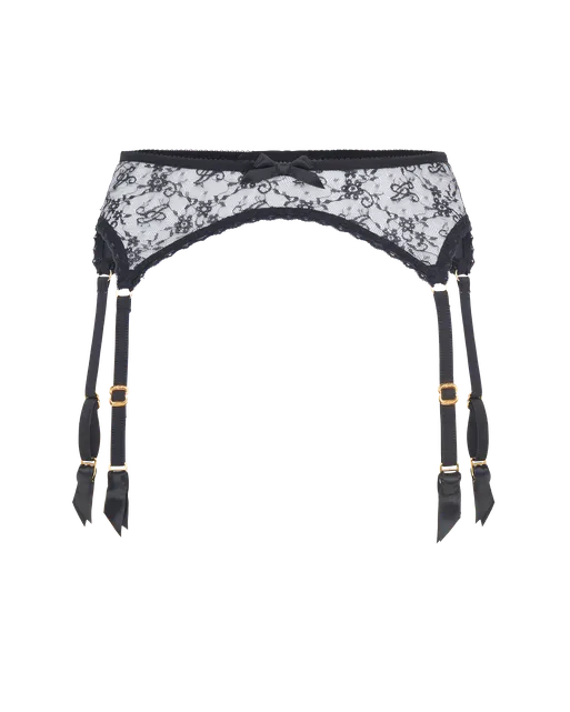 Malorey Suspender Black | Agent Provocateur