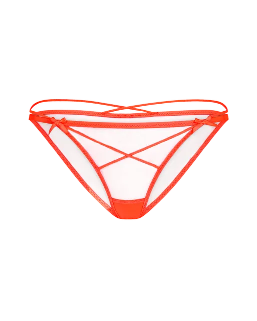 Zella Brief  Neon Orange/Sand | Agent Provocateur