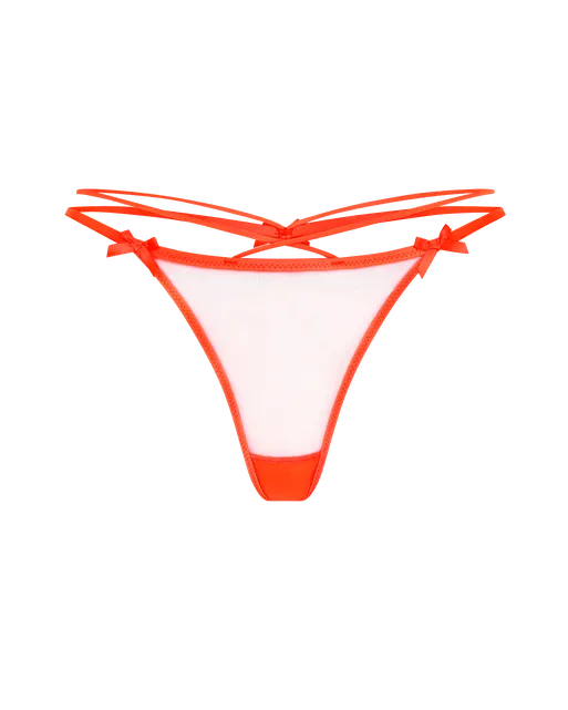 Zella Trixie Neon Orange/Sand | Agent Provocateur