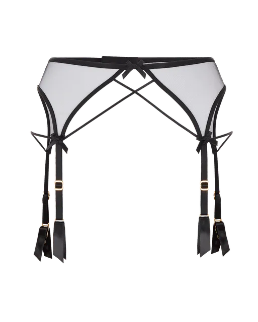 Zella Suspender Black | Agent Provocateur