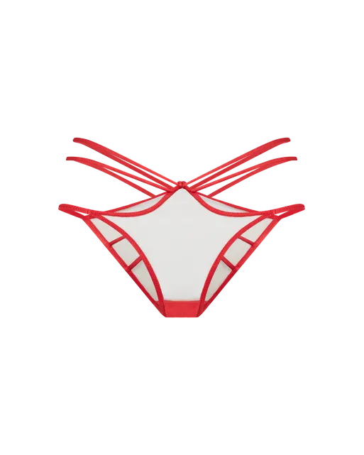 Ozara Full Brief Sand/Red | Agent Provocateur