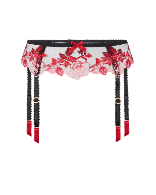 Callypso Suspender Black/Multicolour | Agent Provocateur