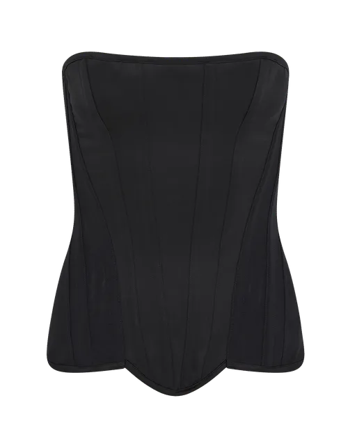 Scarlie Corset Black | Agent Provocateur