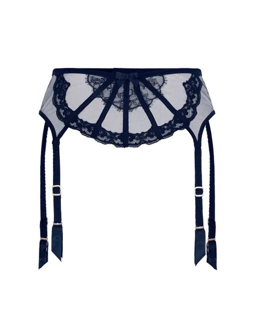 Mariann Suspender Navy/Navy | Agent Provocateur