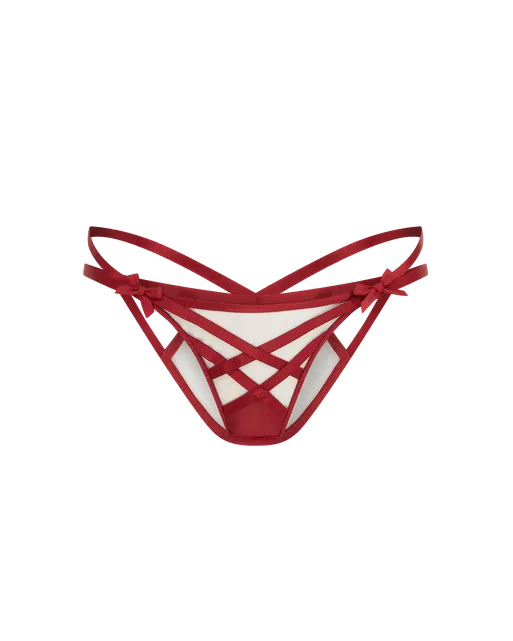 Briella Full Brief Burgundy | Agent Provocateur