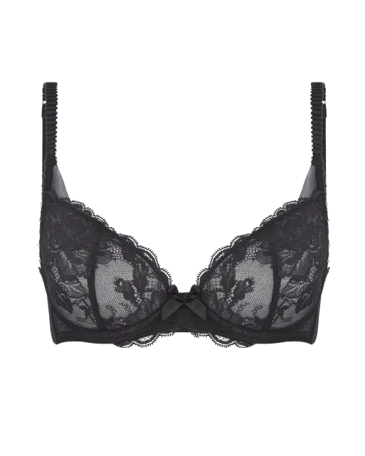 Yara 1 Plunge Underwired Bra Black | Agent Provocateur