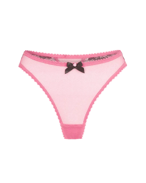 Yara 1 Thong Pink/Black | Agent Provocateur