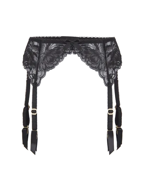 Yara 1 Suspender Black | Agent Provocateur