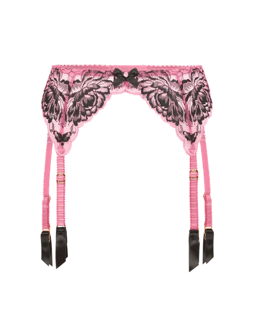 Yara 1 Suspender Pink/Black | Agent Provocateur