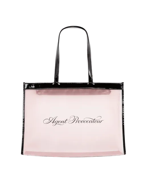 AP Bag Tote Bag Baby Pink/Black | Agent Provocateur