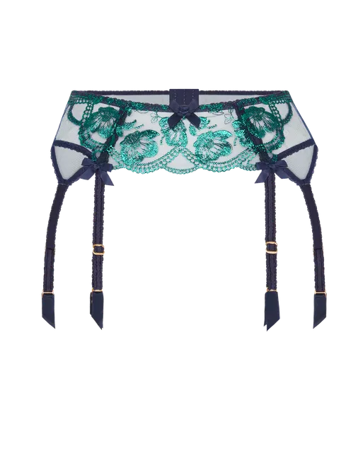 Winnette Suspender  Green | Agent Provocateur