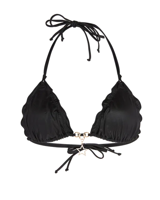 Berry 1 Bikini Top Black/Gold | Agent Provocateur