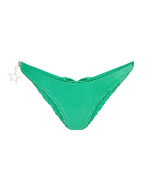 Berry 1 Bikini Bottom Green/Gold | Agent Provocateur
