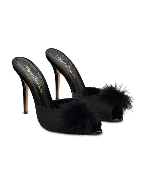 Allegrah Mules Black | Agent Provocateur