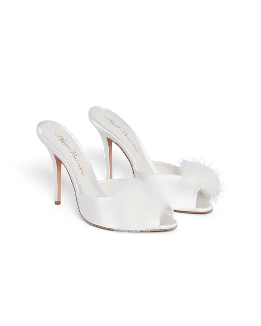 Allegrah Mules Ivory | Agent Provocateur