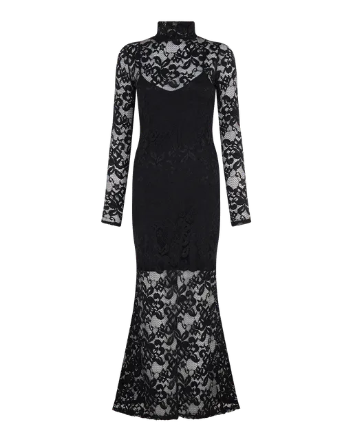 Helenia Maxi Dress Black | Agent Provocateur