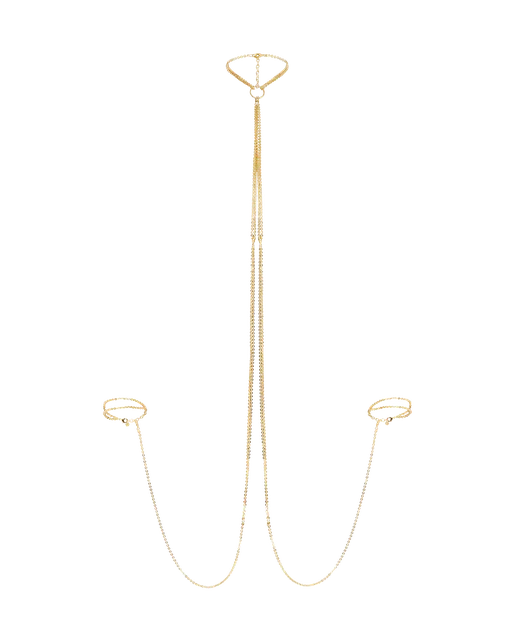 Foxie Choker & Cuff Set Gold | Agent Provocateur