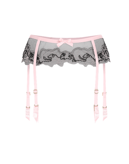 Lindie Suspender in Pink/Black | By Agent Provocateur