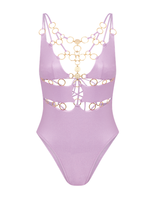 Davine Swimsuit in Purple | By Agent Provocateur All Swimwear